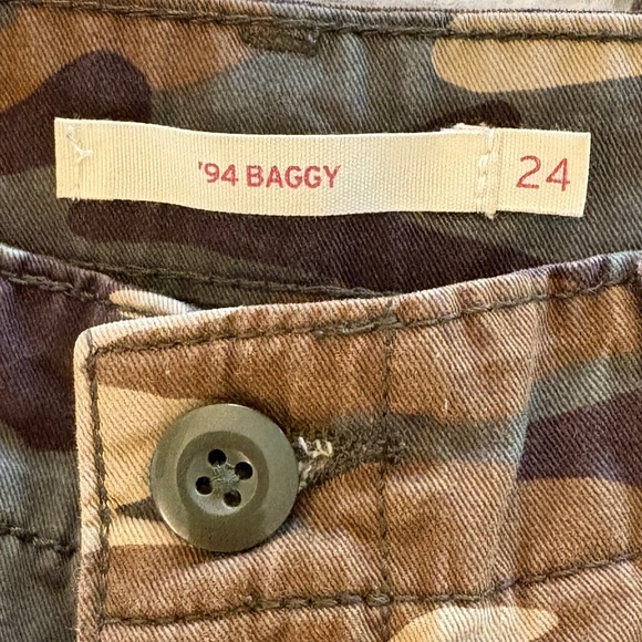 Levi's Camo '94 Baggy pants size 24 - Picture 2 of 7